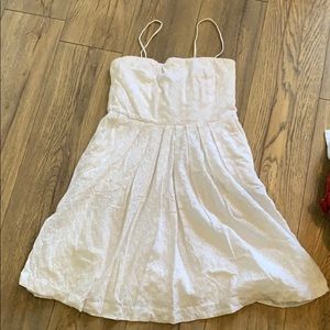 GAP white eyelet dress